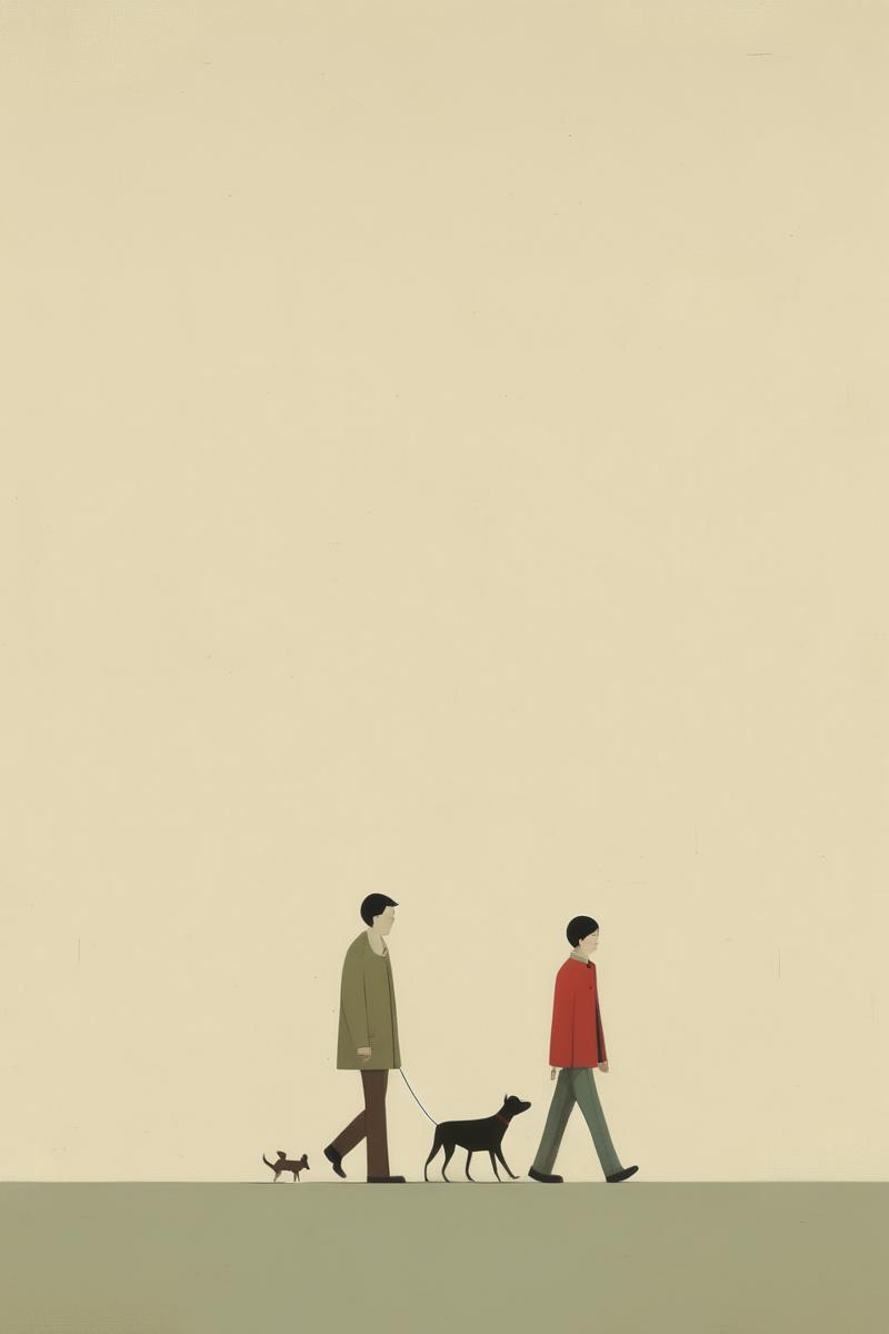 00197-437348312-_lora_Alessandro Gottardo style_1_Alessandro Gottardo style - Boy walking with dog Alessandro Gottardo style.png